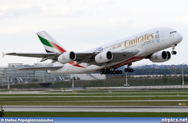 A6-EES, Airbus A380-800, Emirates