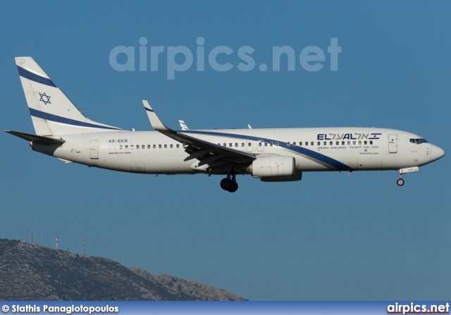 4X-EKB, Boeing 737-800, EL AL