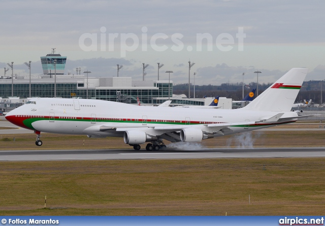 A4O-OMN, Boeing 747-400, Oman Royal Flight