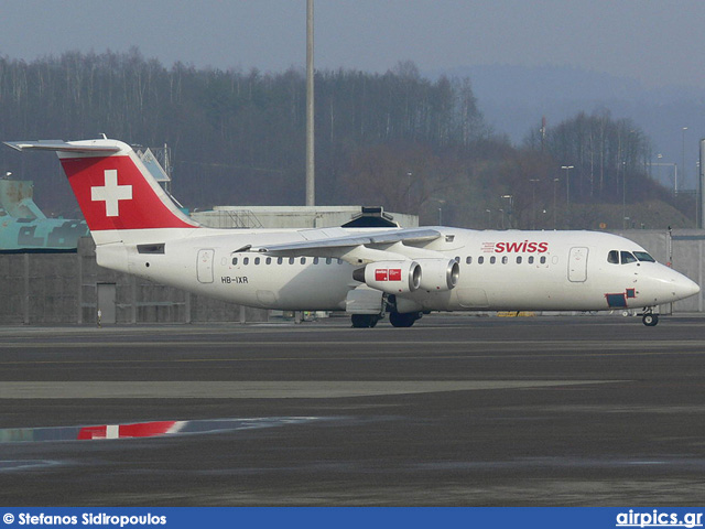 HB-IXR, British Aerospace Avro RJ100, Swiss International Air Lines