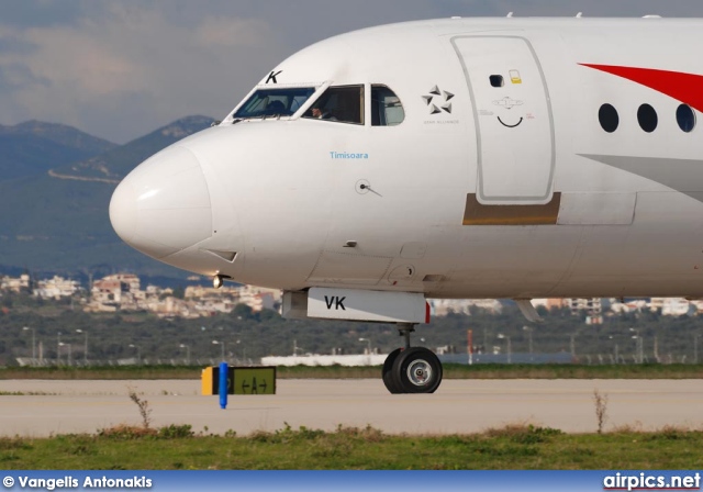 OE-LVK, Fokker F100, Austrian Arrows (Tyrolean Airways)