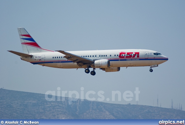 OK-FGS, Boeing 737-400, CSA Czech Airlines