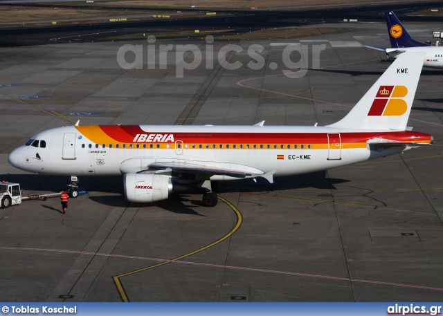 EC-KME, Airbus A319-100, Iberia