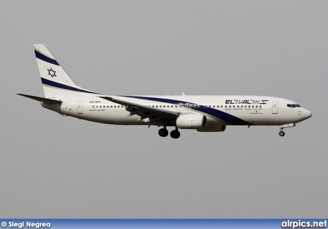 4X-EKI, Boeing 737-800, EL AL