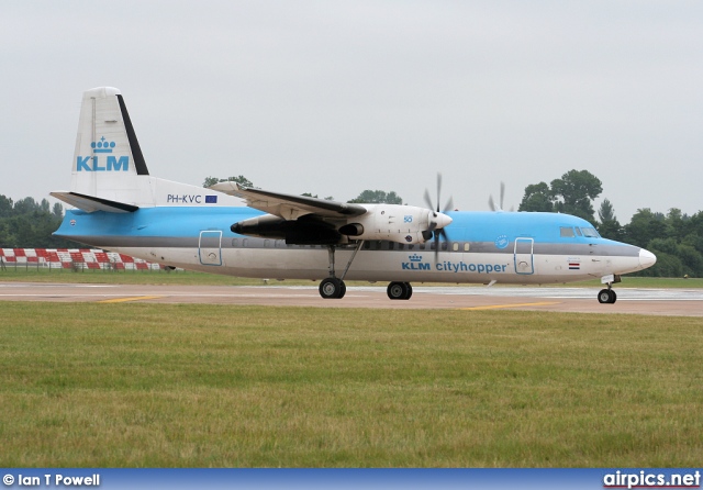 PH-KVC, Fokker 50, KLM Cityhopper