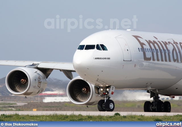 A6-ERI, Airbus A340-500, Emirates