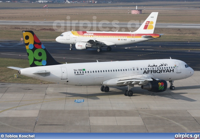 5A-ONA, Airbus A320-200, Afriqiyah Airways