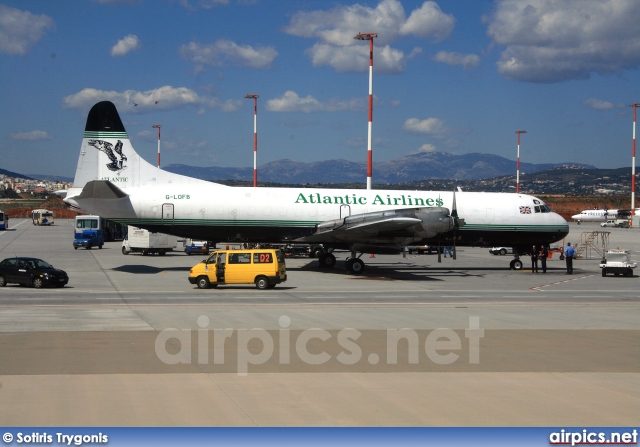 G-LOFB, Lockheed L-188-C(F) Electra, Atlantic Airlines (UK)