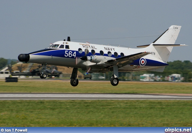 XX478, British Aerospace JetStream-T.2, Royal Navy - Fleet Air Arm