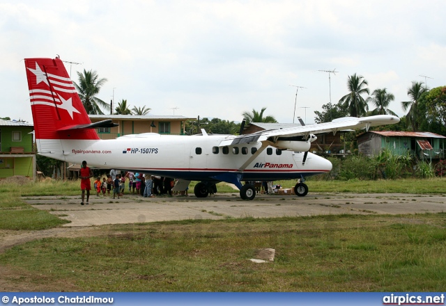 HP-1507PS, De Havilland Canada DHC-6-300 Twin Otter, Air Panama