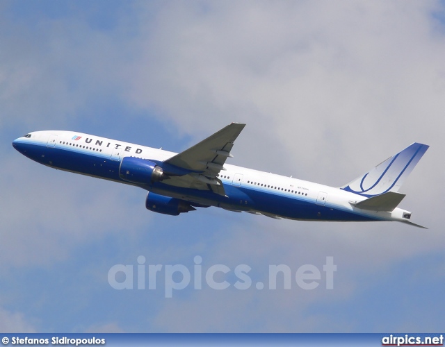 N778UA, Boeing 777-200, United Airlines