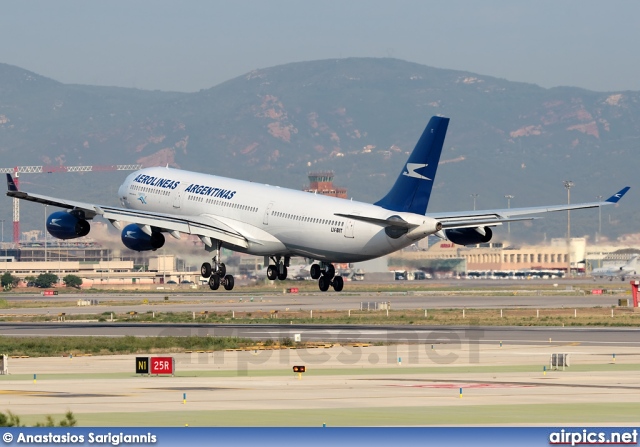 LV-BIT, Airbus A340-300, Aerolineas Argentinas