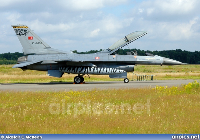 93-0695, Lockheed F-16-D Fighting Falcon, Turkish Air Force