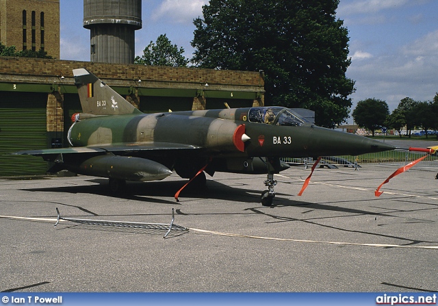 BA-33, Dassault Mirage 5-BA, Belgian Air Force