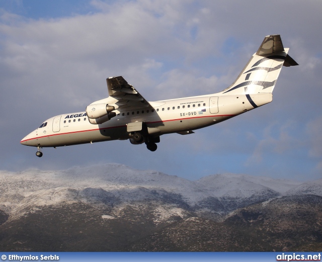 SX-DVD, British Aerospace Avro RJ100, Aegean Airlines