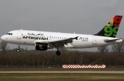 5A-ONI, Airbus A319-100, Afriqiyah Airways