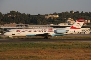 OE-LVJ, Fokker F100, Austrian Arrows (Tyrolean Airways)