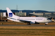 LN-BUD, Boeing 737-500, Scandinavian Airlines System (SAS)