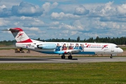 OE-LVM, Fokker F100, Austrian Arrows (Tyrolean Airways)