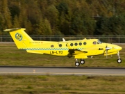 LN-LTD, Beechcraft B200 King Air, Lufttransport