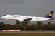 D-AECI, Embraer ERJ 190-100LR (Embraer 190), Lufthansa CityLine