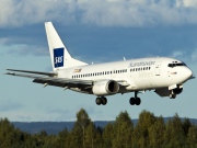 LN-BUD, Boeing 737-500, Scandinavian Airlines System (SAS)