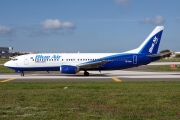 YR-BAK, Boeing 737-400, Blue Air