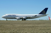 N128UA, Boeing 747-400, United Airlines