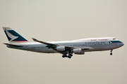 B-HUE, Boeing 747-400, Cathay Pacific