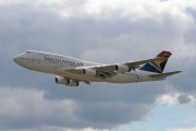 ZS-SAY, Boeing 747-400, South African Airways